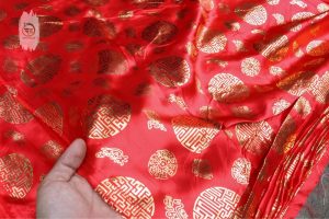 Vải in đồng tiền.